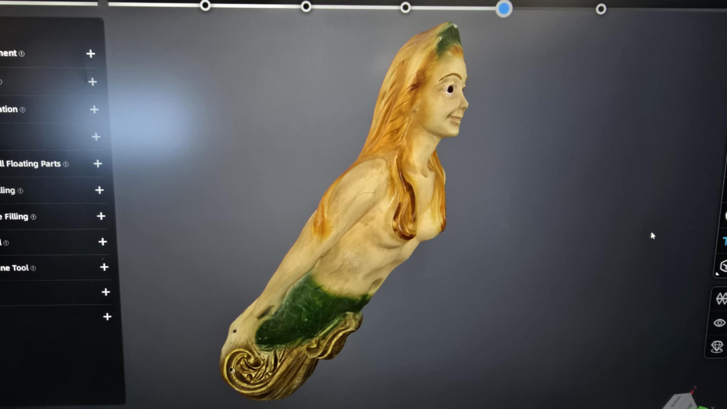 3D Printable Files – Vintage ALFCO NY Ship Figureheads (Mermaid & Hula Girl)