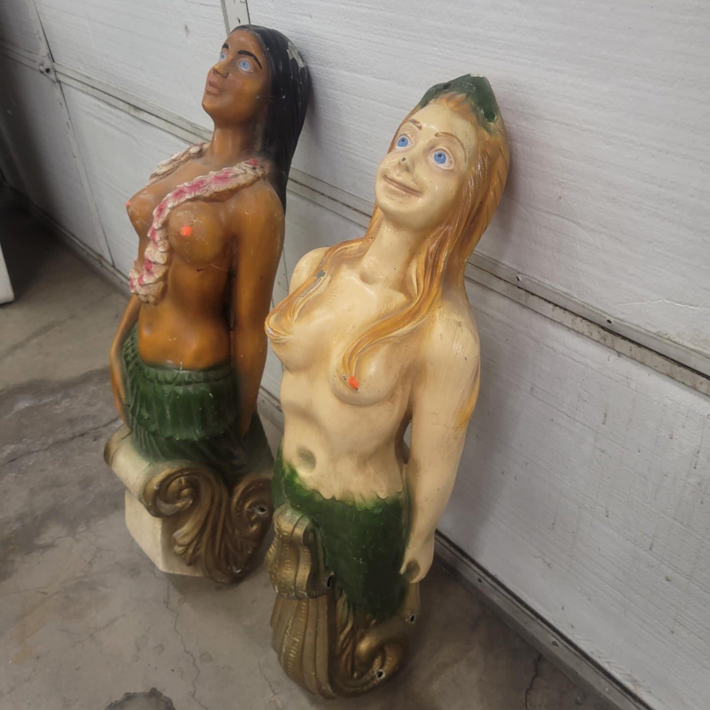 3D Printable Files – Vintage ALFCO NY Ship Figureheads (Mermaid & Hula Girl)