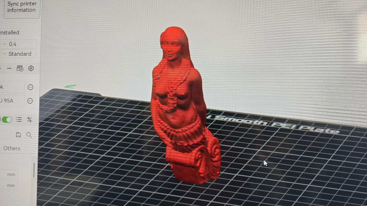 3D Printable Files – Vintage ALFCO NY Ship Figureheads (Mermaid & Hula Girl)